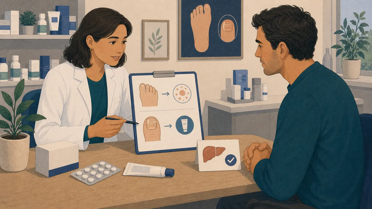 Fluconazole ou terbinafine : mycoses récidivantes, ongles et sécurité